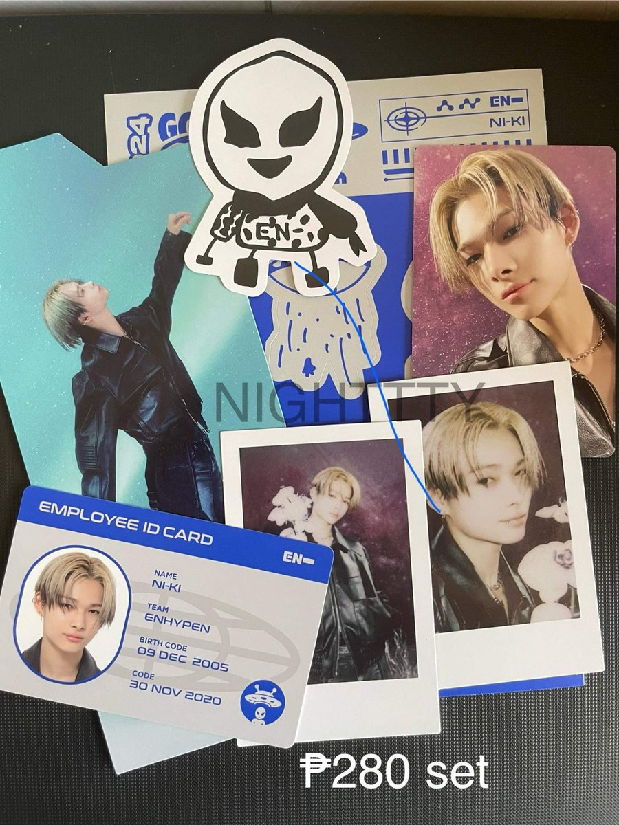 zhyocart's tweet photo. wts Ifb enhypen pc ph
RESELLING NIKI AND HEE SET

preferably payo, if dop there’s additional
on hand
direct j&amp;t 
Gcash
Marikina City

t. wts heesung guggu package 2024 mem set pc pola id card enha https://t.co/ZIP2mudfI2