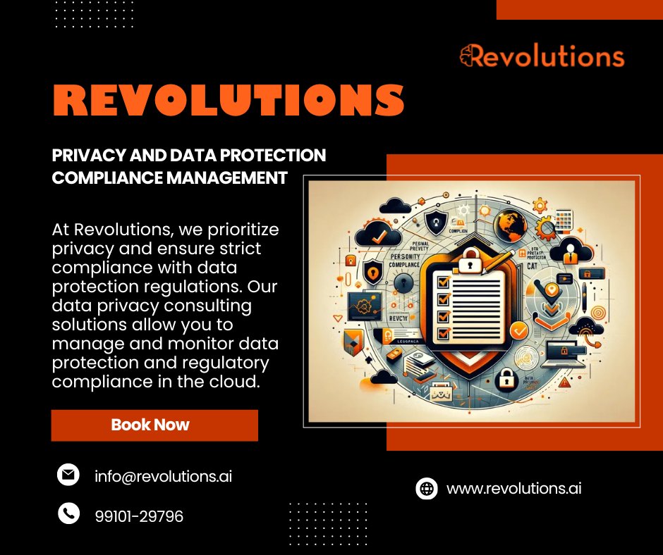 🔒 Safeguard your data as if it's a precious treasure! Explore the realm of managing Privacy and Data Protection Compliance with us.#DataPrivacy #ComplianceManagement #DataProtection #PrivacyMatters 
Visit: revolutions.ai
Email: info@revolutions.ai