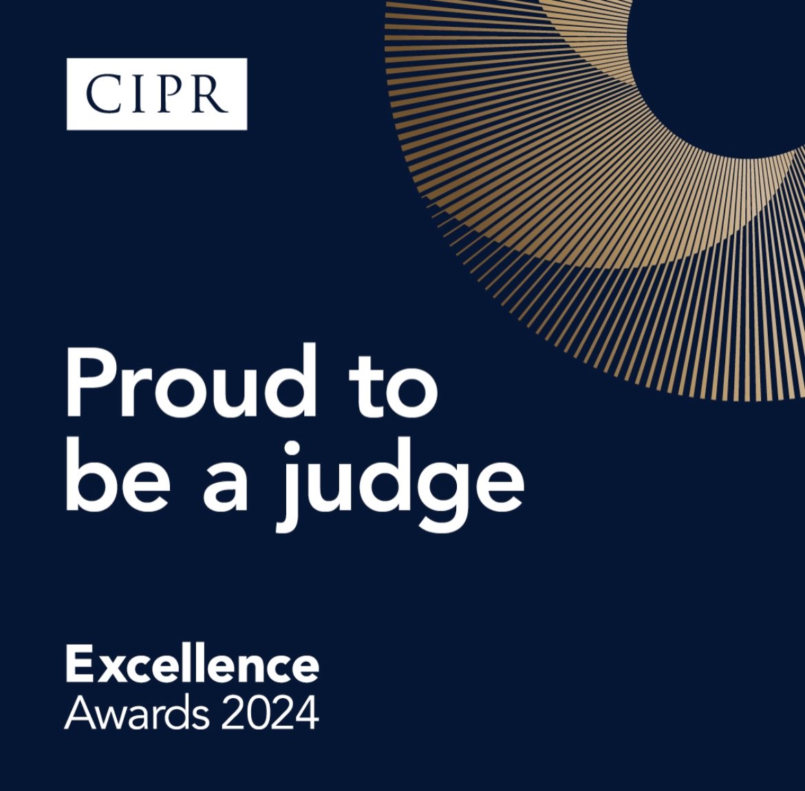 For the last two years, I’ve been asked the big questions by @CIPR_Global judges en route to the ‘Independent #PR Practitioner of the Year’ award. Today, I couldn’t be prouder to be a #CIPREXCEL judge - and to be the one putting the questions to the UK’s very best.