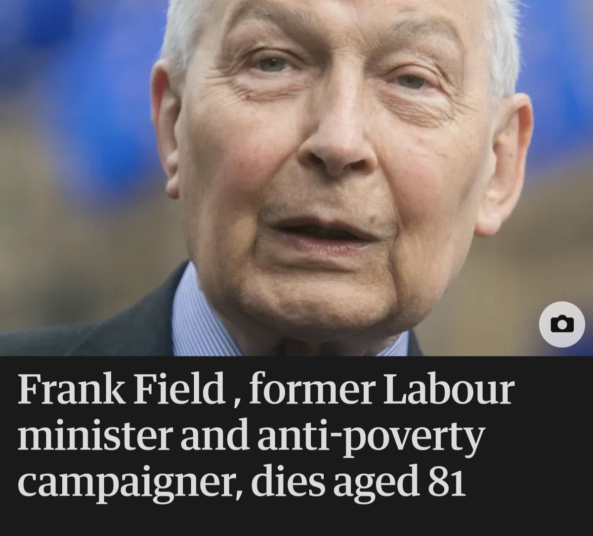 Oh no. One of the few great MPs of the last thirty years. A warm man who cared deeply for his constituents and the working people of Britain. He got it. Rest in peace.