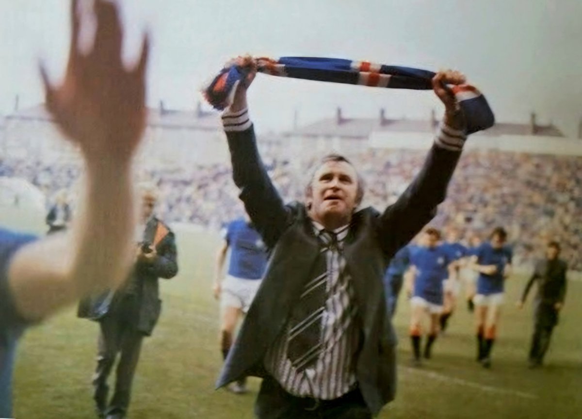 🗓️ #OnThisDay 1️⃣9️⃣7️⃣6️⃣ : #Rangers retain our League Title after a 1-0 win over Dundee Utd at Tannadice. Derek Johnstone scored within 22 seconds to secure our 36th Title and make us the 1st ever Premier League Champions. We were weeks away from completing our 3rd domestic Treble.