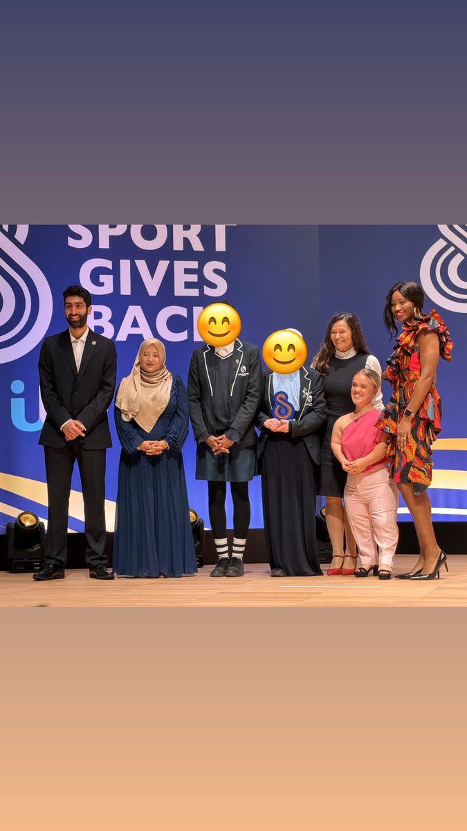 I’m looking forward to joining @GreenhouseSport today for their ‘Team for Life: Cultivating Tomorrow’s Champions’ as a panellist. Still remembering this moment when @SBonnellSchool won the Sports Gives Back Awards!