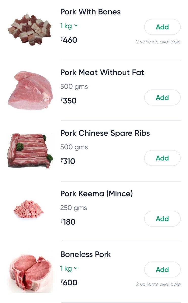 Biraadars who are not Upper Middle-Class who nevertheless seek to eat Redmeat may consider Pork and Beef depending on their respective religious taboos. 

Here in Bangalore, Quality 
Pork is ₹460/Kg 
Beef is ₹400/Kg. 

Affordable Red Meat for the 2 major religious groups of the