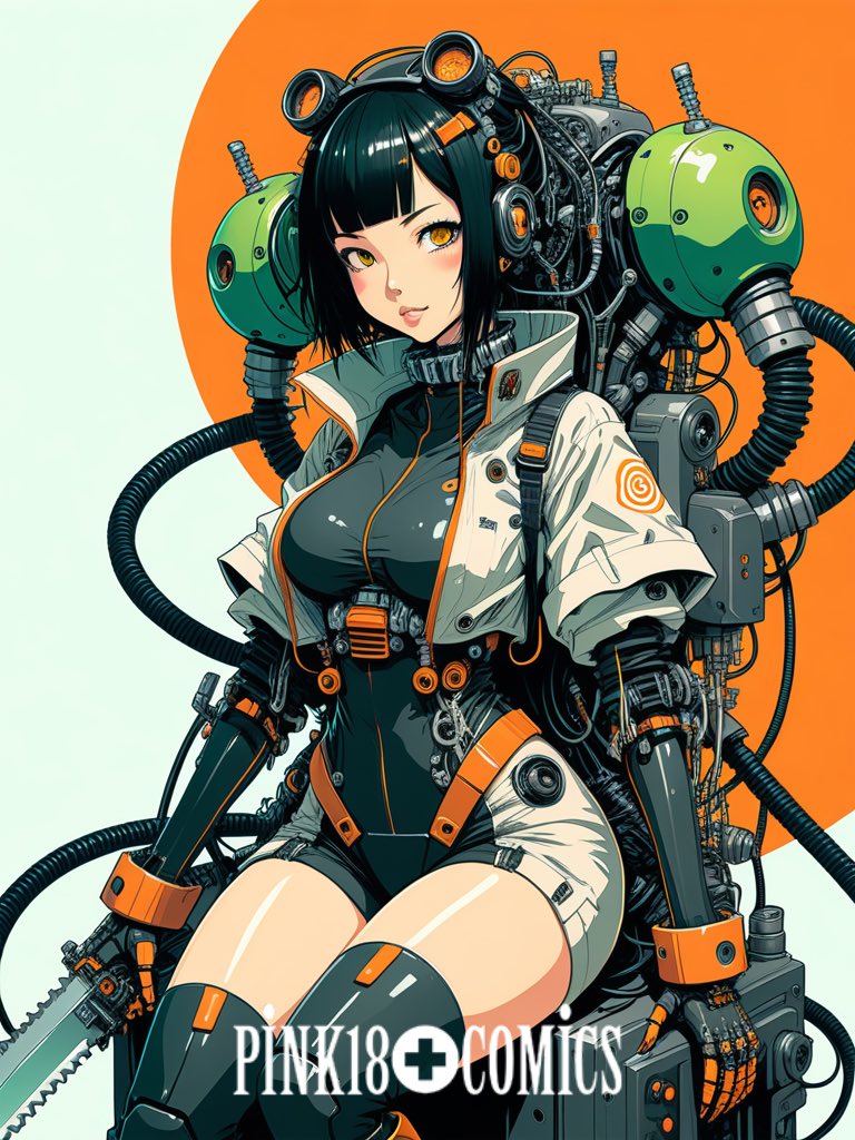 #aiart #aiartwork #aiillustration #sciﬁart #steampunk #retrofuture #manga #anime #illustration #cyberpunk 
#aimechagirl #aimechamusume

MeCHA+GiRL