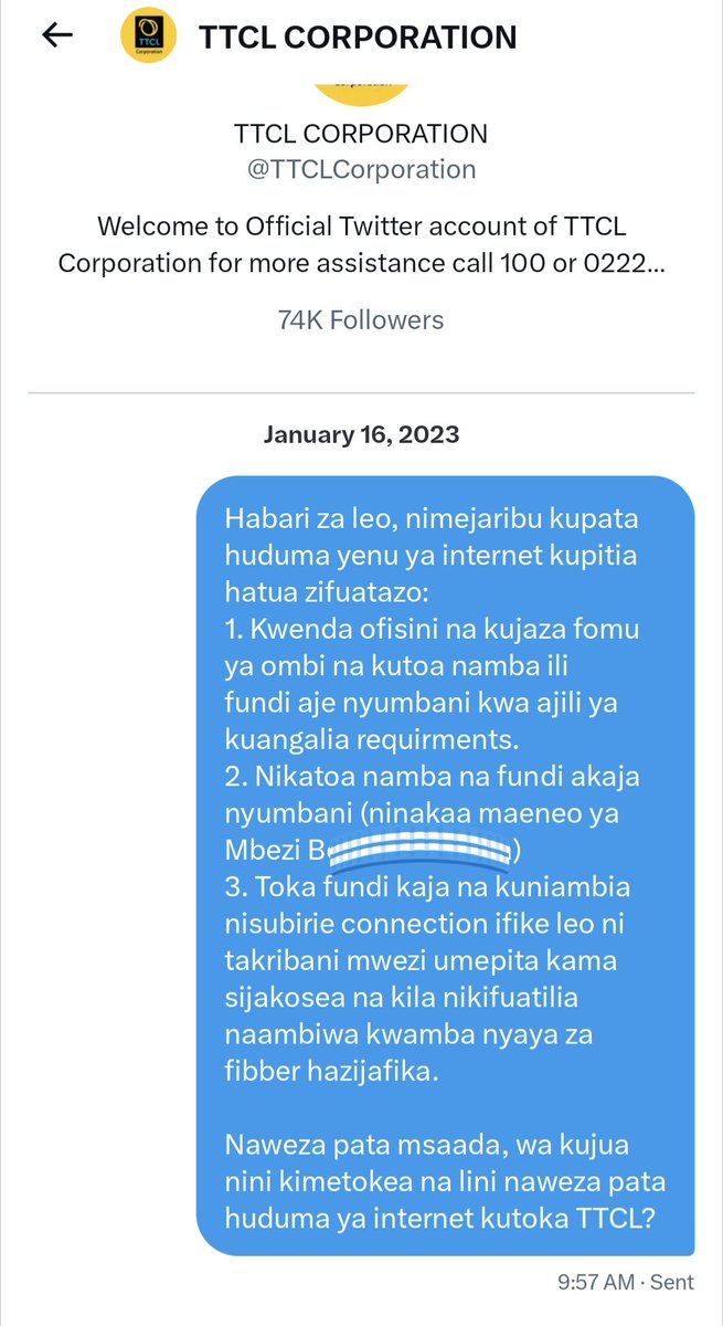 Kama utaweza kufuatilia na kuleta mrejesho mimi binafsi nitashukuru sana, maana nilijaribugi kufanya mchakato huu mwaka 2022 December na mambo kwangu hayakwenda vizuri. Nikajaribu hata kuwaandikia kwenye page yao lakini sikufanikiwa kupata connection.
