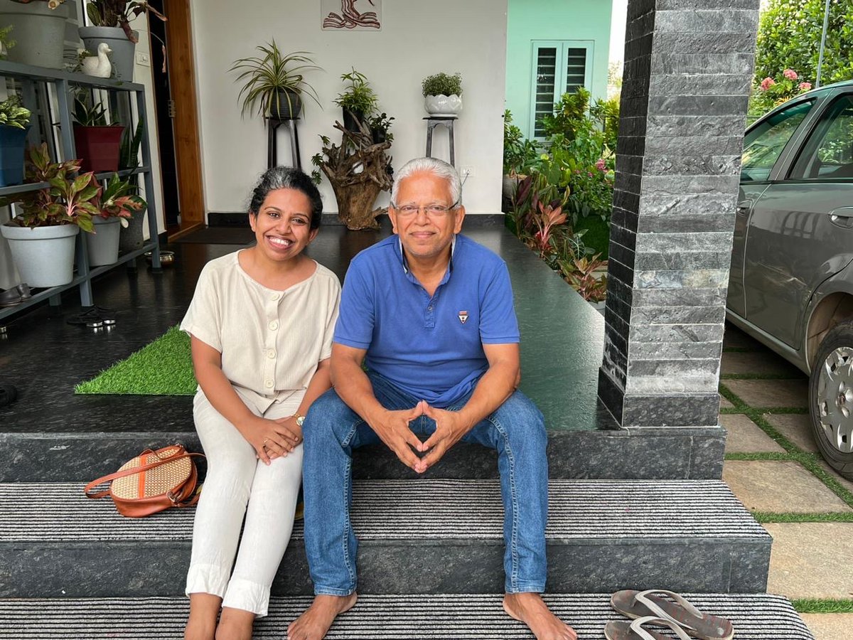 One of the main reason I don’t colour my grey hair 👩‍🦳 is appa :) 

This old man rocked it and always so confident! 

He gave me the confidence to go grey in my 20s ❤️

#greyhair