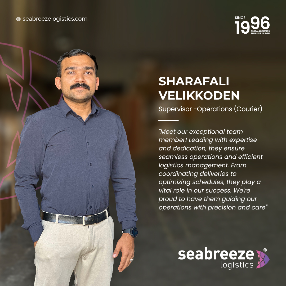 Sharafali's Impact: Driving Success with Dedication and Precision. Here's to More Milestones and Achievements Ahead.

#SeabreezeLogistics #GlobalSupplyPartner #TeamSuccess #SupplyChainSuccess