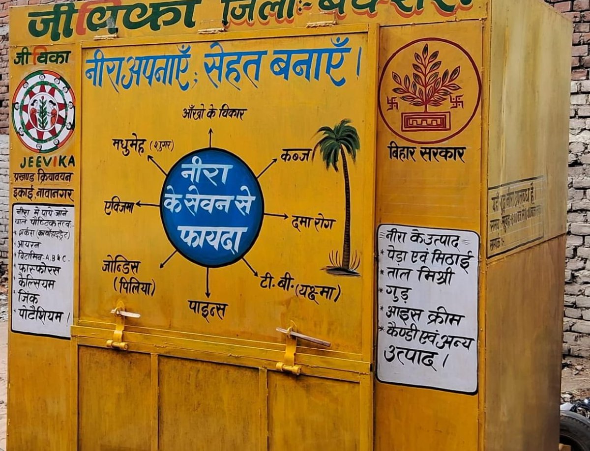 brlpsbuxar's tweet photo. Neera Centre opening in Block Nawanagar.

#jeevika #buxar #bihar #WomenEmpowerment #neera #healthy #healthydrink #Energydrink 
@IPRD_Bihar @DAY_NRLM https://t.co/53t6Bb7pol