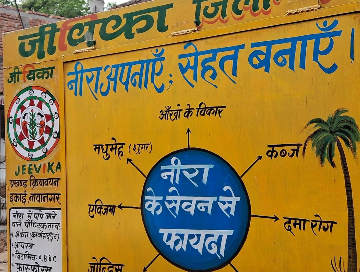 brlpsbuxar's tweet photo. Neera Centre opening in Block Nawanagar.

#jeevika #buxar #bihar #WomenEmpowerment #neera #healthy #healthydrink #Energydrink 
@IPRD_Bihar @DAY_NRLM https://t.co/53t6Bb7pol