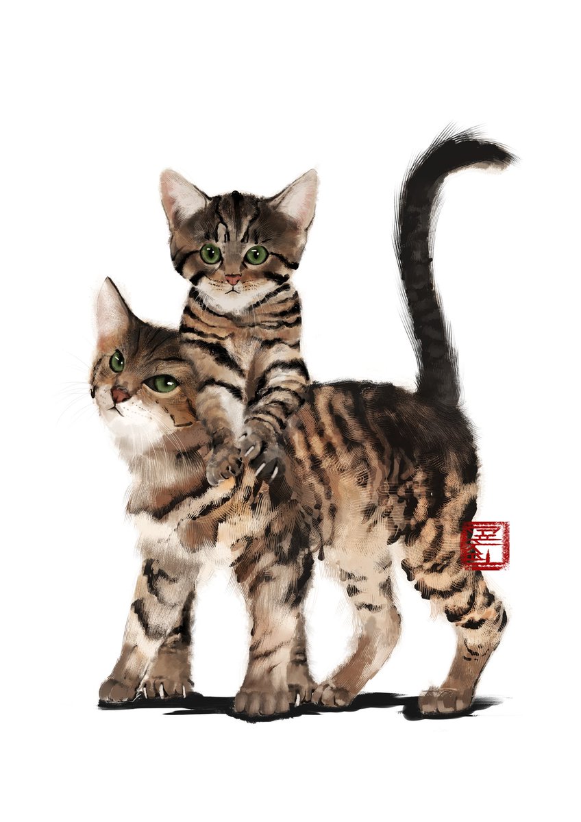 Delivering these 2 Catto's on your feed ✨🫶
Have a Good day 🥴✨

Paint tool Sai 2 

#CatsOfTwitter #artmoots #digitalart #illusrtation