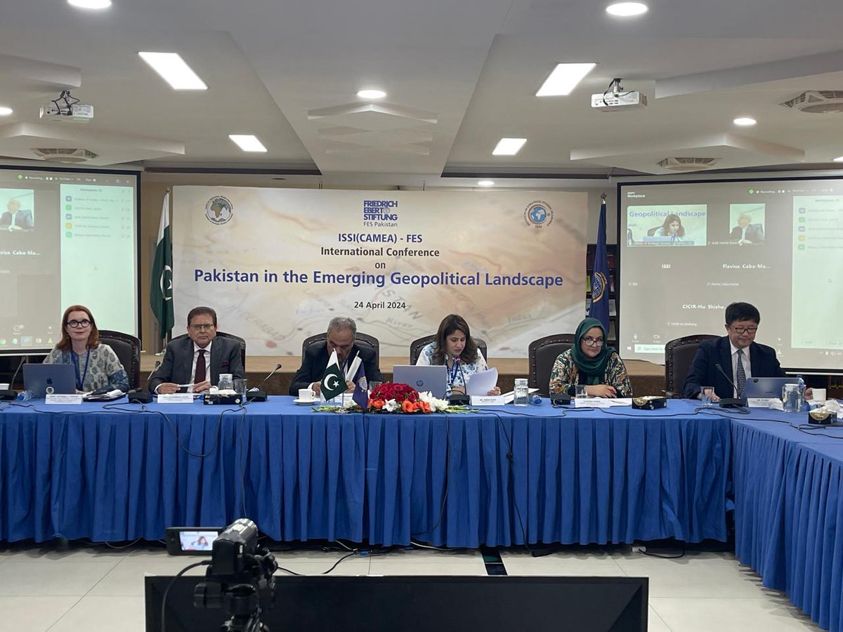 First Working Session of International Conference on Pakistan in Emerging Geopolitical Landscape titled: 'Unraveling Afghanistan's Shifting Landscape' is underway.