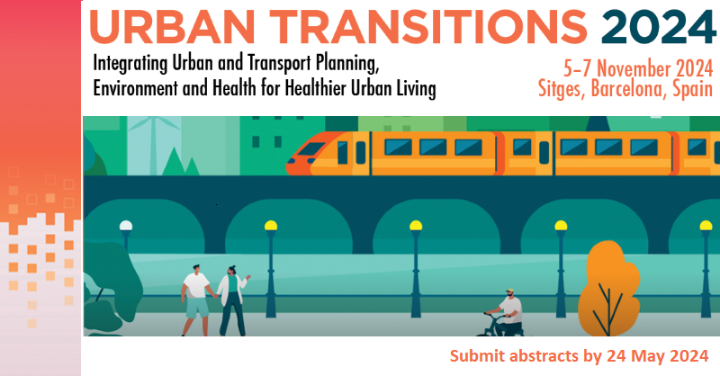 One month to submit your latest research on #urbanplanning, #transport, environment and health for healthier urban living for presentation at #UrbanTransitions2024. Submit abstracts for talks and posters by 24 May at spkl.io/60144IeXm #healthycities