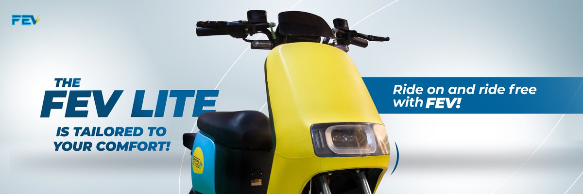 The FEV Lite is tailored to your comfort!
Ride on and ride free with FEV!
#FEV #Escooter #micromobility #electricscooter #greenrides #urbanmobility
