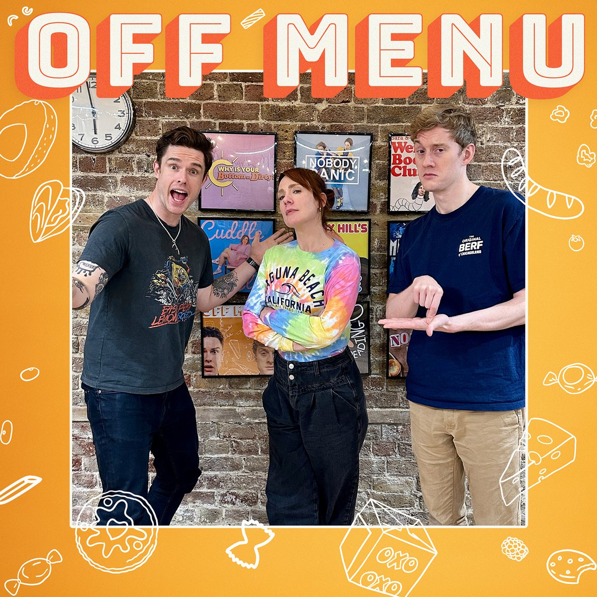 New episode of... 🧞‍♂️🍽 Off Menu 🍽🧞‍♂️ with Ed Gamble and James Acaster and special guest... Sara Barron! 🍽️ Apple: apple.co/3UbqiAn 🍽️ Spotify: open.spotify.com/episode/5wdbPS…