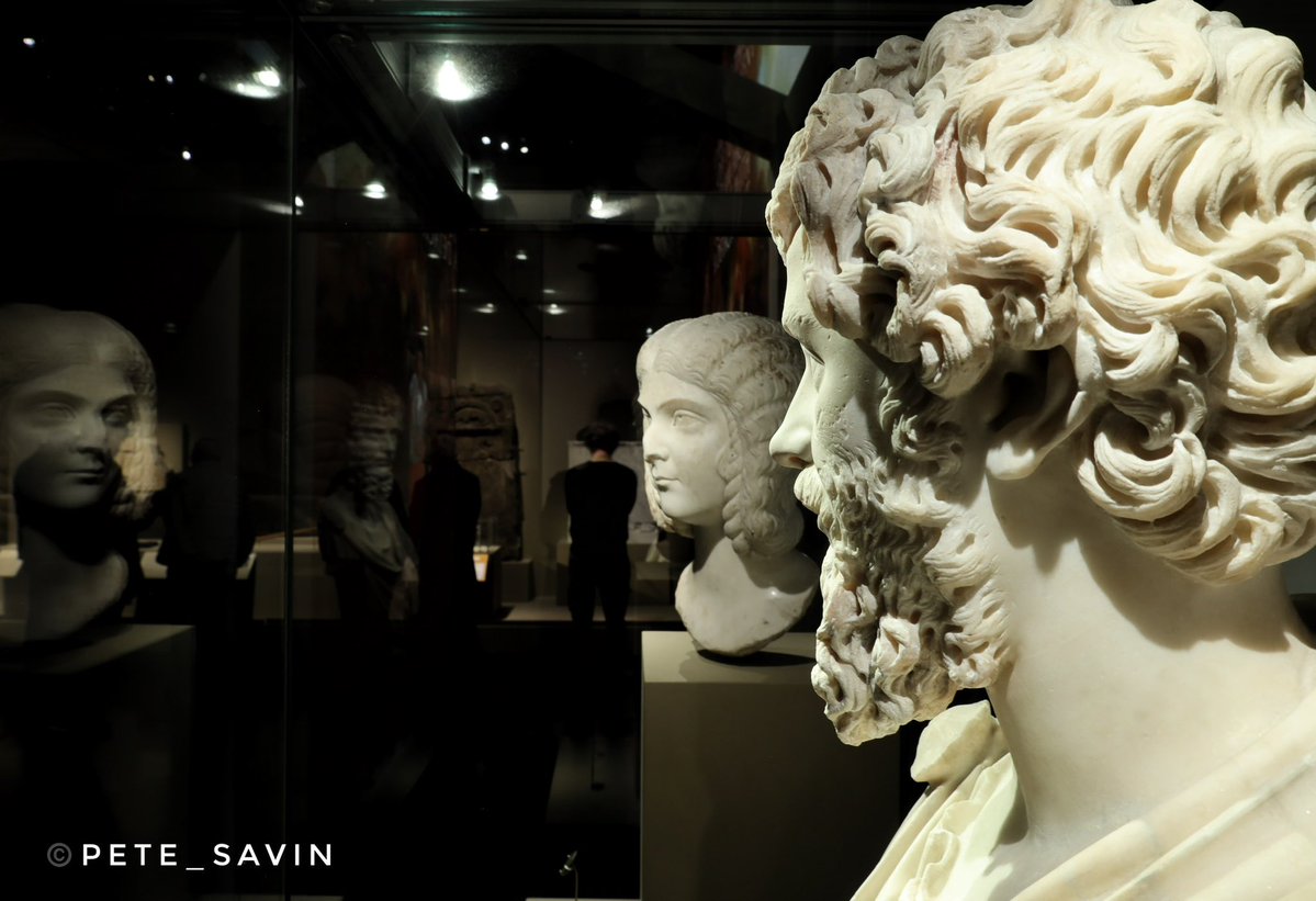 The power couple that was Septimius Severus and Julia Domna in the Legion Exhibition. On the 11th May excavation resumes at the Roman Bath house in Carlisle believed to been built for the imperial family @britishmuseum #HadriansWall