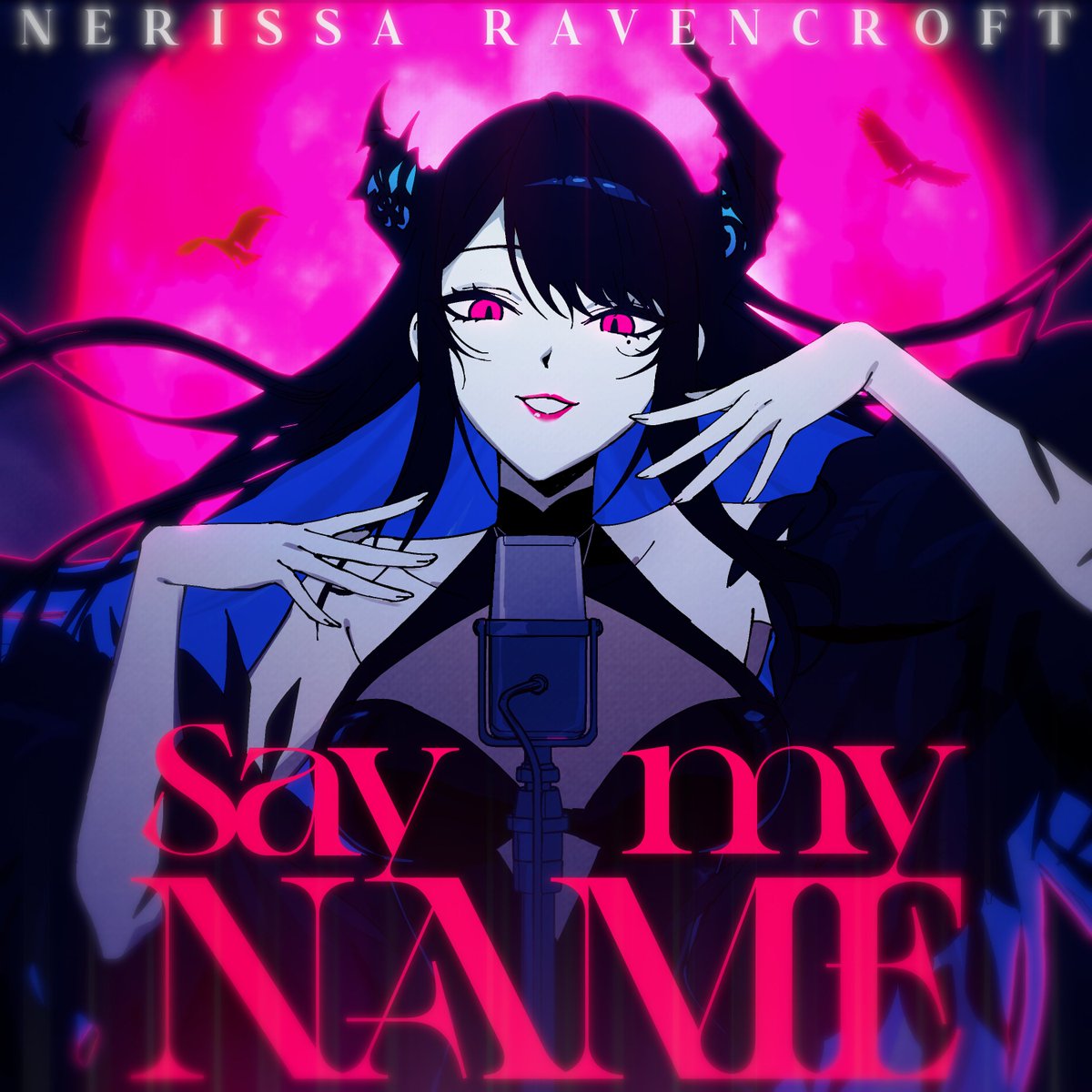 🎼🎧NEW RELEASE🎧🎼 @nerissa_en's New Single 'Say My Name' is out now! With sound that evokes the disco music of the 70s, this track would make you want to dance💃🪩 🎧Stream Here🎧 cover.lnk.to/SayMyName #hololiveEnglish #holoEN