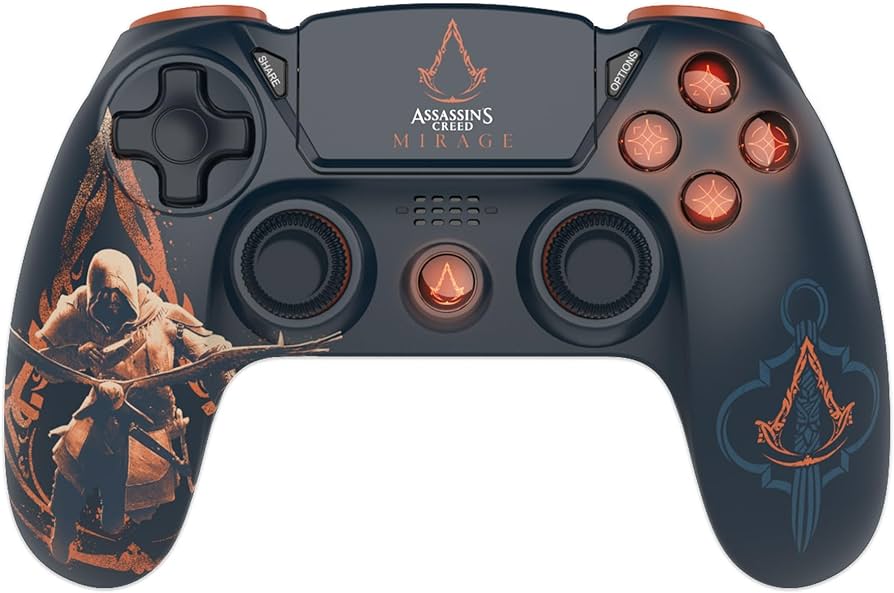 Here is our daily #AssassinsCreed Amazon selection! #Ad Assassin's Creed Mirage Wireless PS4 Controller ▪️amzn.to/3Q8AiZV (Ordering items on Amazon via our affiliate links is the #1 way to support TOWCB)