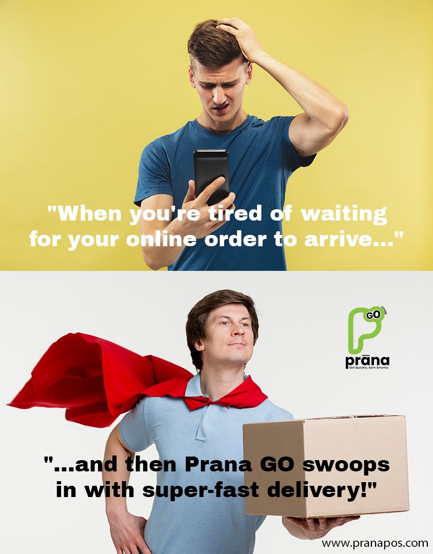 Tired of waiting? Prana GO delivers your orders at lightning speed! Say goodbye to long waits and hello to instant gratification

Visit our website: pranapos.com/index.php/e-co…

Schedule a personalized product demo: +91 7032655831
.
#PranaGo #DigitalStore #Ecommerce #DigitalRetail