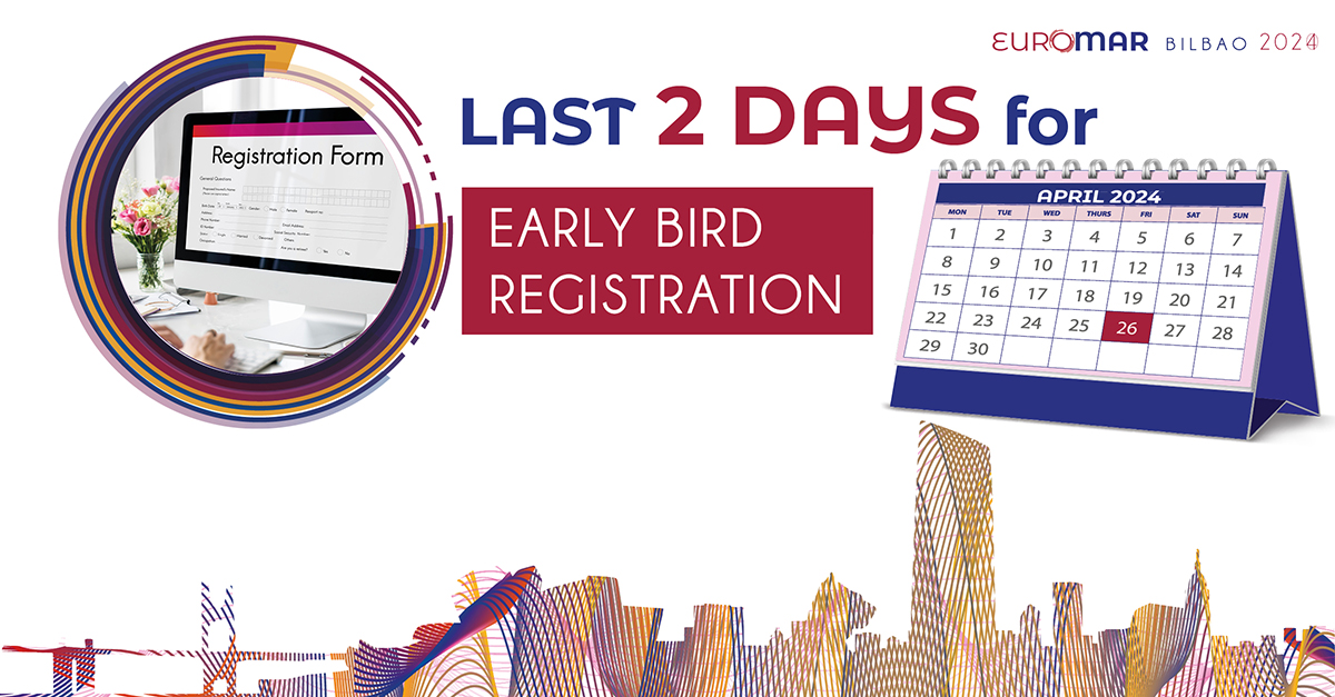 📢 Only TWO days left to take advantage of early bird registration for #EUROMAR2024

Don't miss out on this top-tier scientific adventure. Register now and explore the exciting program at euromar2024.org

#MRI #EPR #ESR