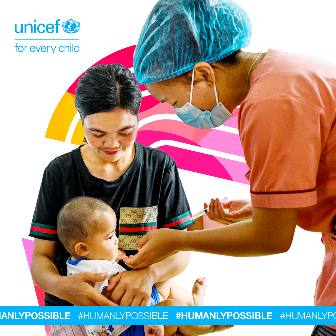 😇🧒🏻Happier, healthier lives begin with vaccine-protected children and communities. 💪🏽💉 Let's start off #WorldImmunizationWeek with a commitment to safeguarding our children through vaccination. World Immunization Week 24-30 April #HumanlyPossible #ForEveryChild