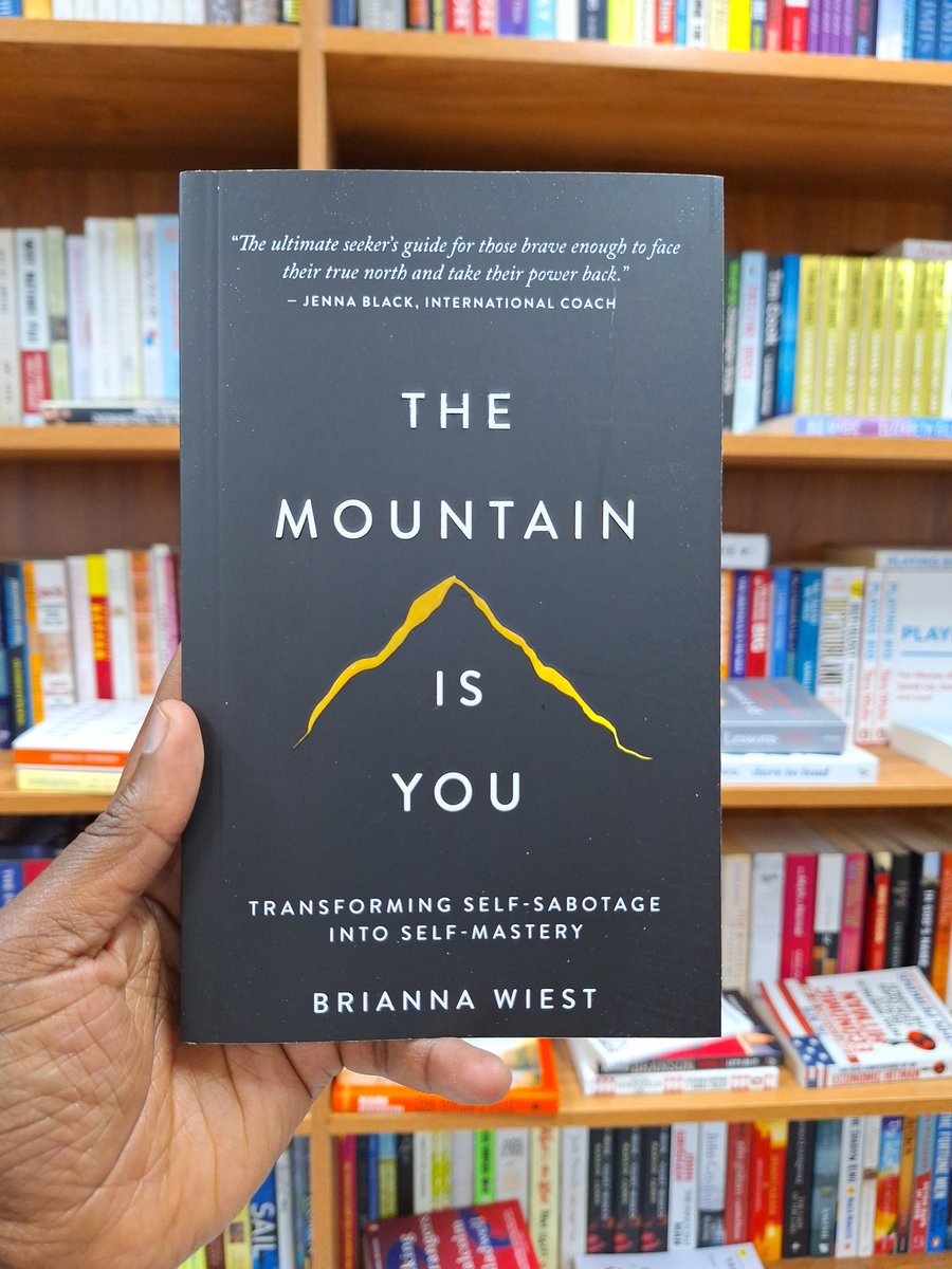 Back in Stock The Mountain Is You: Transforming Self Sabotage Into Self Mastery by Brianna Wiest nuriakenya.com/product/the-mo… KShs2,000.00