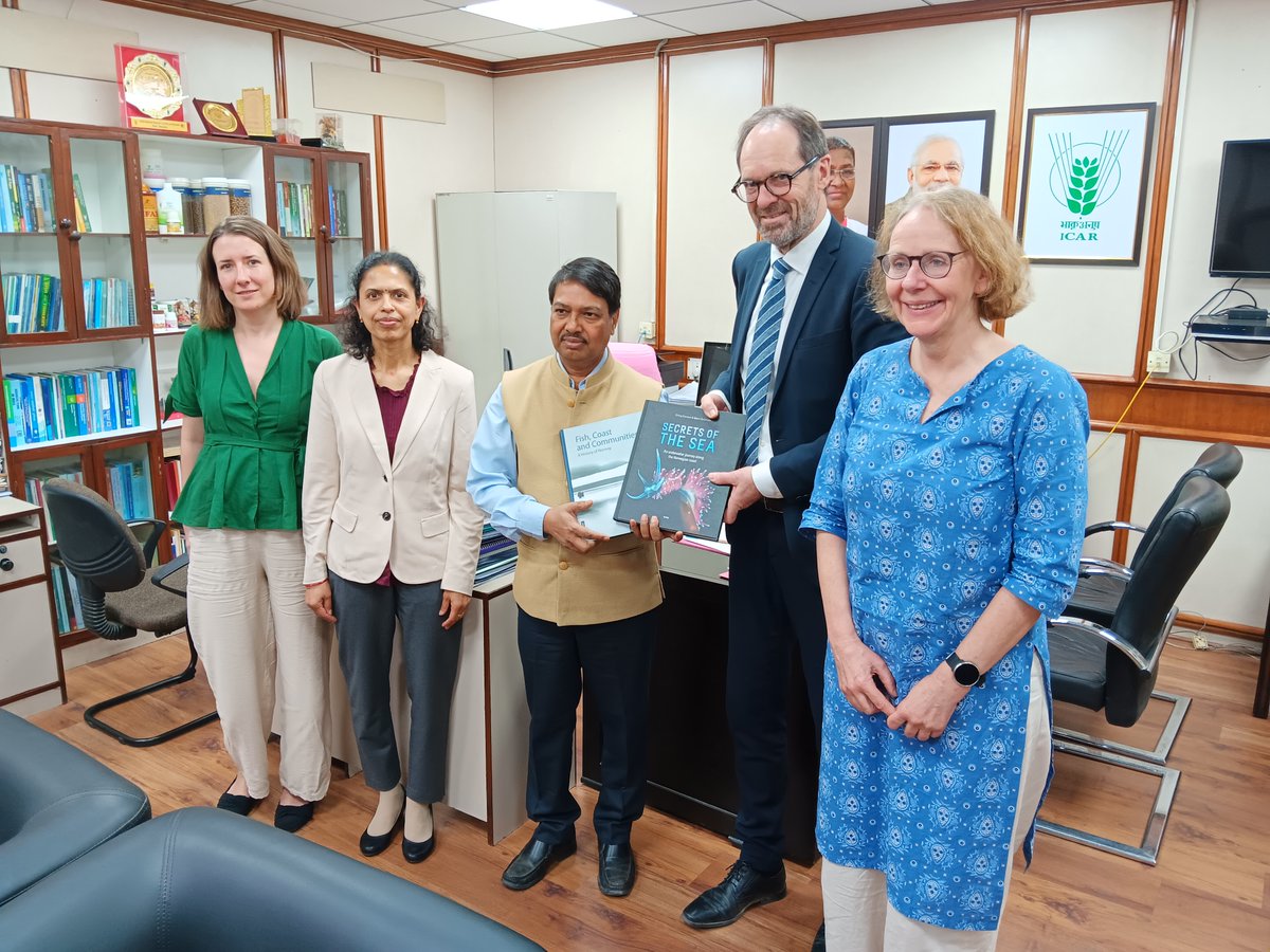 A @UiTNorgesarktis delegation recently visited @icarindia in New Dehli, to discuss new joint initiatives in the aquaculture sector. We look forward to exploring new paths for collaboration and mobility. @JanGuWinther