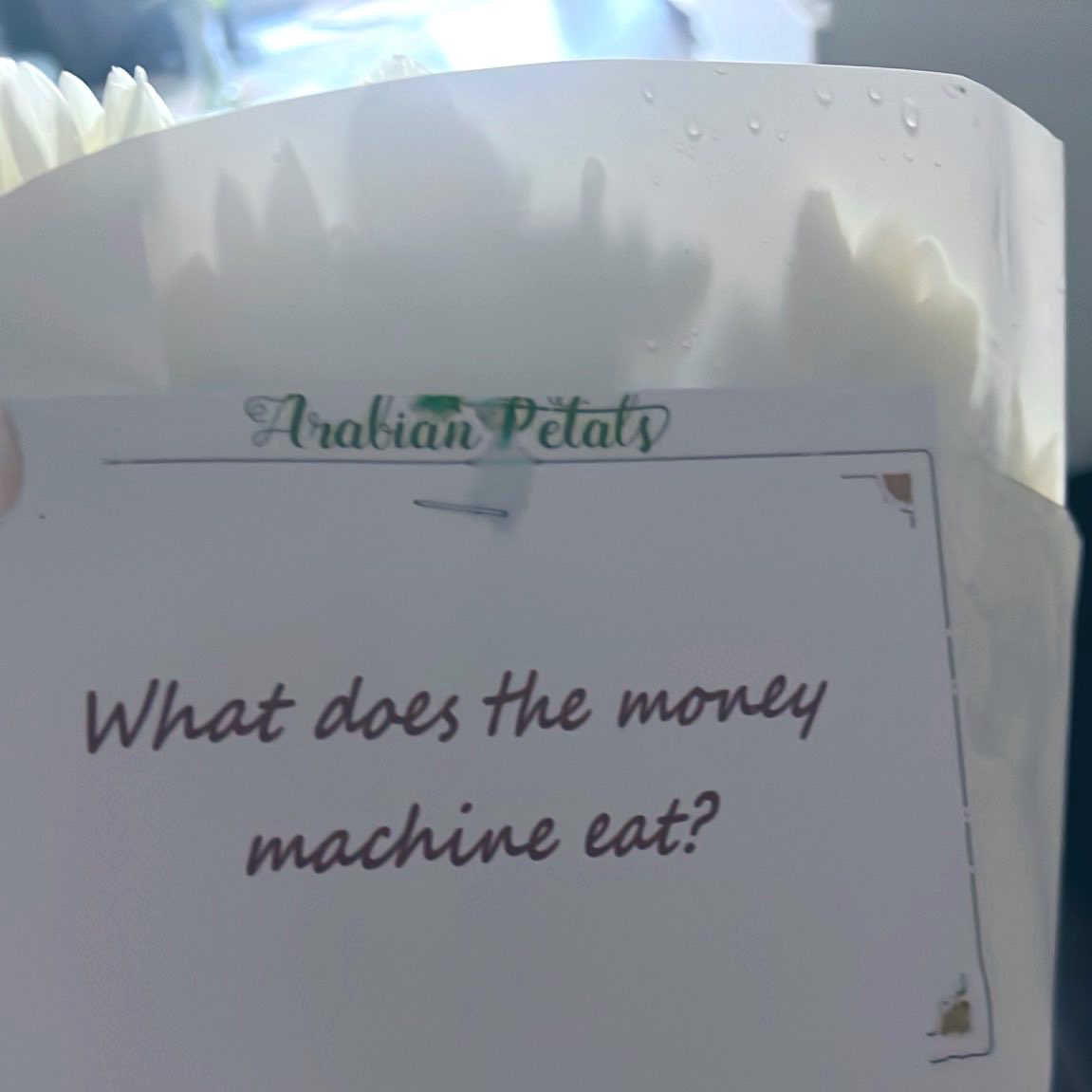 What does the money machine eat? 🧡