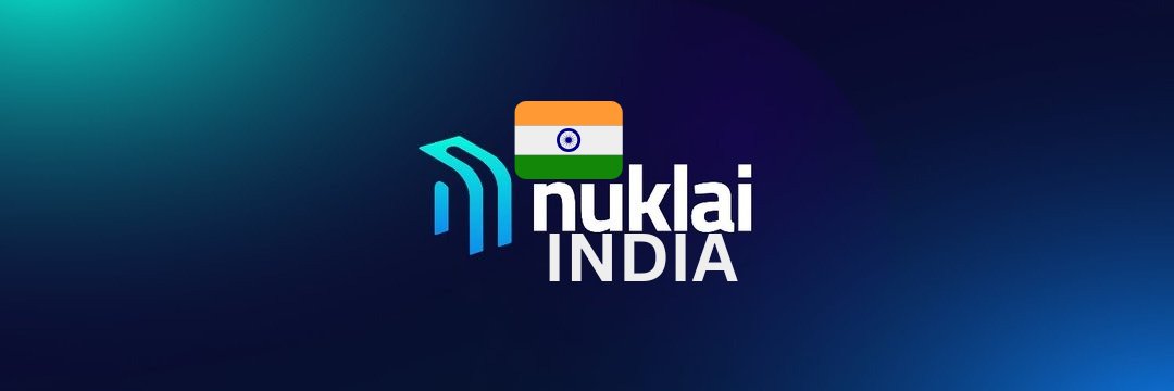 To connect with Nuklai India, follow us on Twitter. Nuklai India Twitter: @Nuklai_India & also subscribe to Nucle India Telegram. Link: t.me/Nuklai_IN @NuklaiData #Nuklai #SmartData $NAI