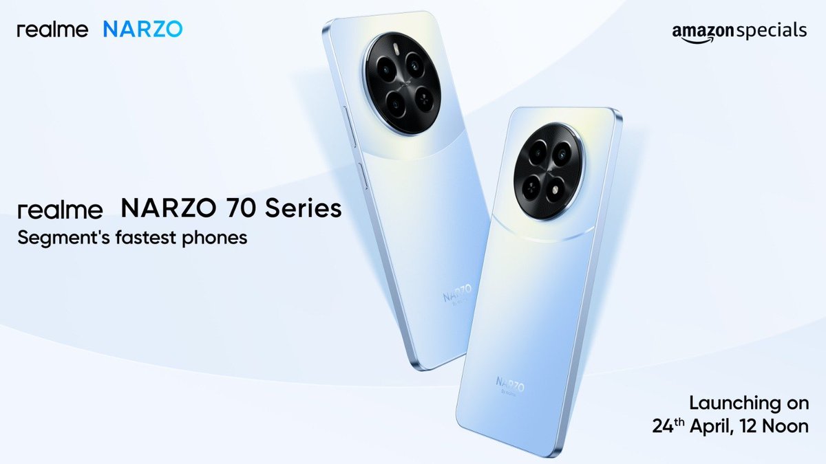 Q9. Which smartphone in the realme NARZO 70 Series 5G comes with the largest VC cooling in the segment? A. realme NARZO 70x 5G B. realme NARZO 70 5G #realmeNarzo70Series5G #Segmentsfastestphones