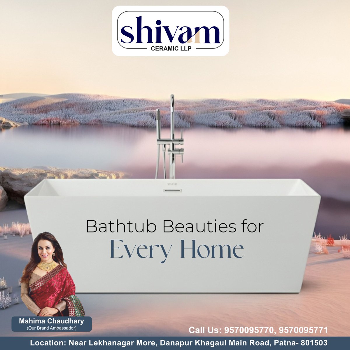 Introducing Shivam Ceramic Bathtubs: the epitome of elegance and luxury for every home. Elevate your bathing experience with our exquisite designs and superior craftsmanship.

#HomeSpa #LuxuryLiving #BathroomGoals #ShivamCeramic #BathtubBeauties