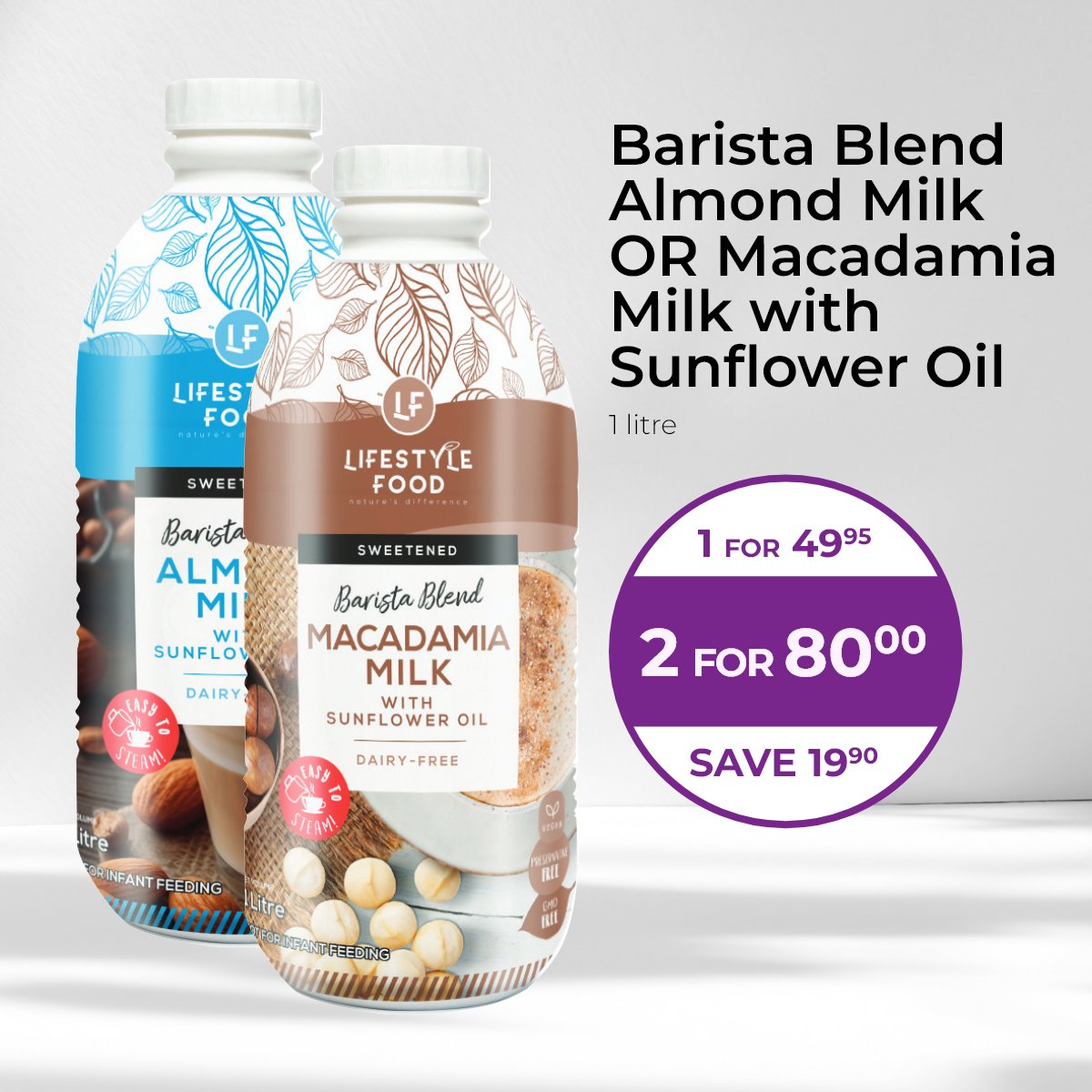 Mad about milk but don’t want dairy? Save on almond or macadamia milk now: bit.ly/4b4cxug Offer valid until 12 May 2024. #LifestyleFood #NutMilk #BestBuys #DisChem
