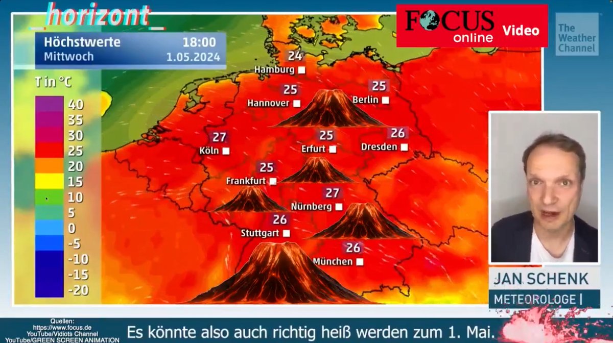 🚨 Achtung 🚨 Vulkanausbrüche in Deutschland zu erwarten! Zumindest wenn es nach den #Klimalügnern geht!!! #Vulkan #earthquake #Klimawandel #Klimalüge