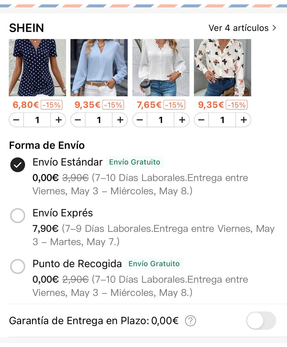 Noeliense's tweet photo. A ver qué pasa con Shein que me estima una prenda con un precio, cuando está en la cesta me estima otro y cuando le doy a comprar tiene otro más diferente… https://t.co/zMt6P2taum