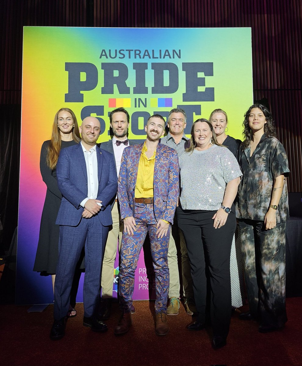 Last night, I had the honour of joining the Pride in Sport Award event as the @ausport @theAIS DEI Champion. The unwavering dedication, passion and commitment of everyone involved underscores the transformative power of inclusivity in sport. 🌈