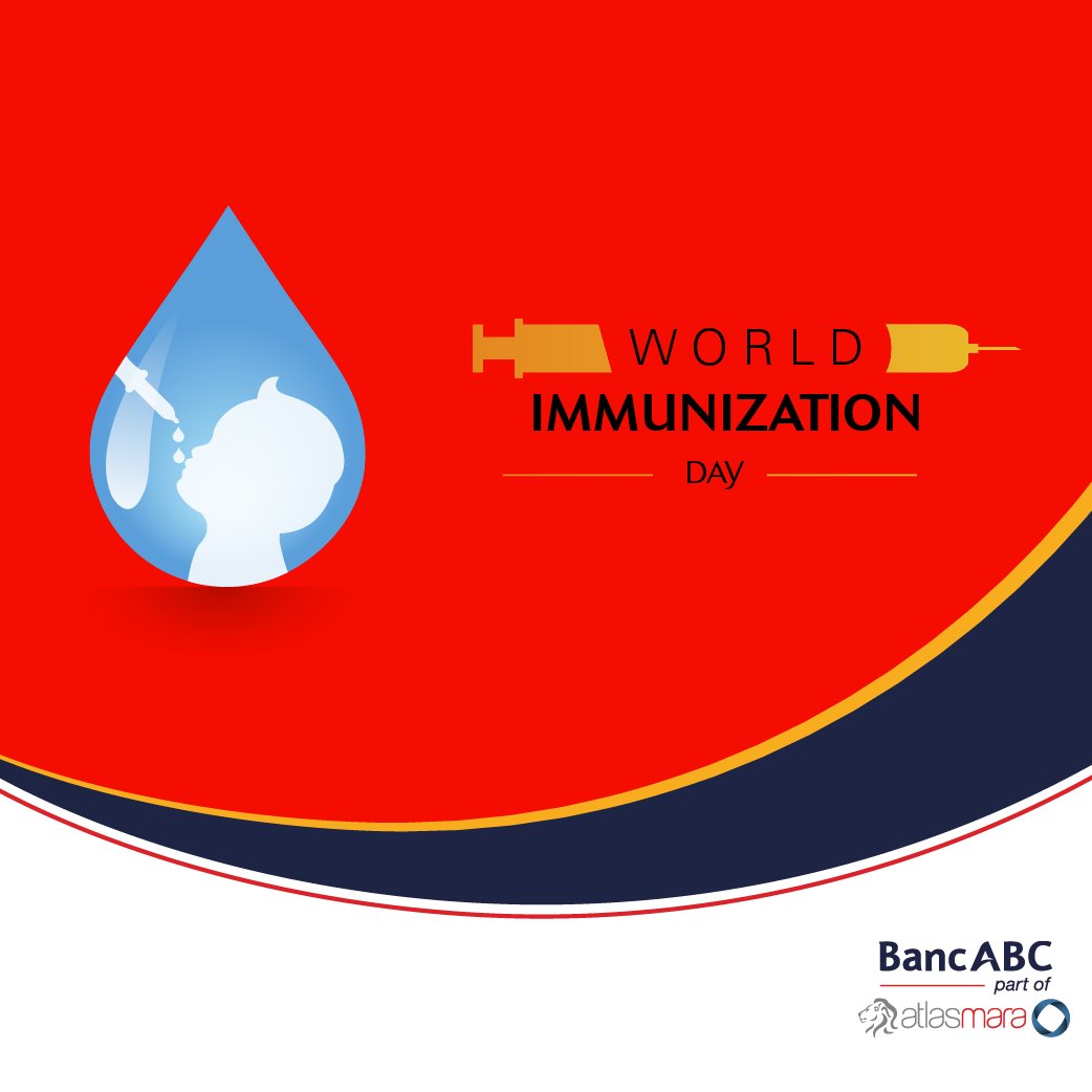 Today, on World Immunization Day 🌍, let's invest in our future by ensuring everyone has access to life-saving vaccines. 💉 As we secure our financial health through banking, let's invest in global health security. Together, we can!🤝 #WorldImmunizationDay 🌍💉 #HealthIsWealth
