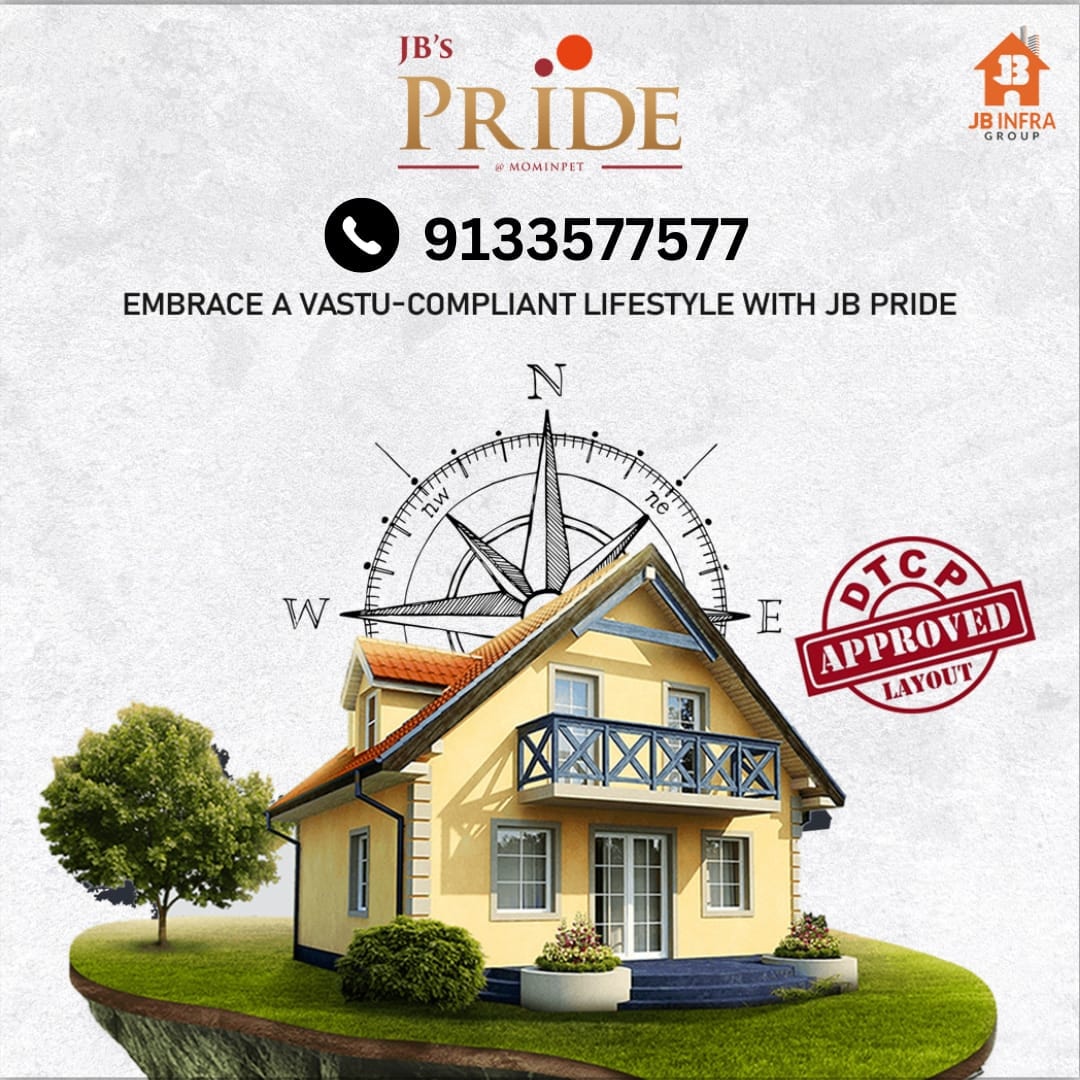 Jbpridemominpet's tweet photo. Envelop yourself in the harmonious embrace of a Vastu-compliant lifestyle at JB Pride's meticulously planned DTCP-approved layout. 
#JBPride #JBInfraGroup #vastucompliantliving #meticulouslyplannedlayout #ancientwisdom #contemporarydesign #sanctuaryofbalance #positiveenergy https://t.co/P5cls9ub7B