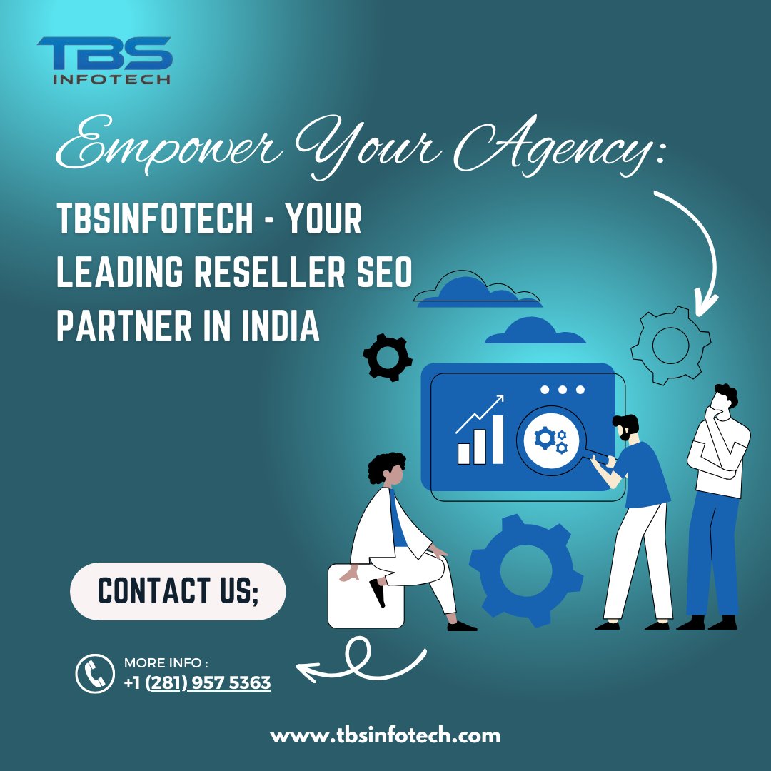 TBSInfotech a premier reseller SEO agency in India, we provide white-label SEO solutions that empower your brand to thrive in the digital landscape. Partner with us to enhance your clients' online visibility and drive organic growth.🚀

#TBSInfotech #ResellerSEO #WhiteLabelSEO