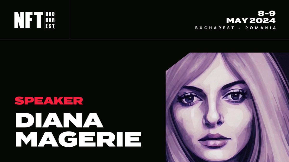 nft_bucharest's tweet image. Speaker Announcement 🎤

@diana_mgre is speaking at #NFTBucharest.

She is a community advocate and a strong believer that communities are the backbone of success in Web3. She is currently leading the events strategy at @OasisProtocol, being dedicated to cultivating inclusive…