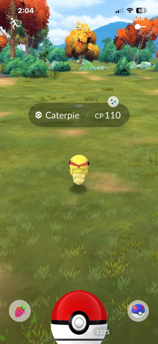 First shiny with the new background! 🙂 #PokemonGO