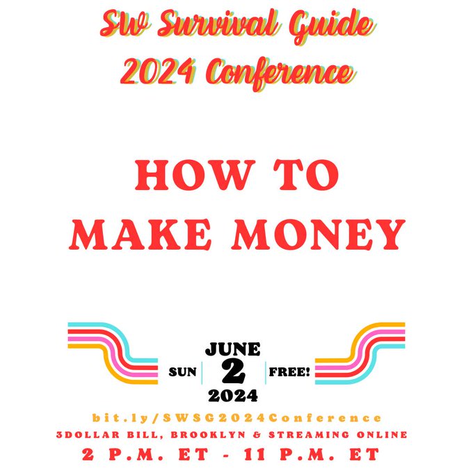 Join @SWSurvivalGuide &amp; your community for panel discussions, workshops, vendors &amp; ⁉️ Sunday, 6/2 2 p<a class="tags" href="/tag/swsurvivalguide">@swsurvivalguide</a><a href="/tag/burnout"class="tags"><span>#burnout</span></a>