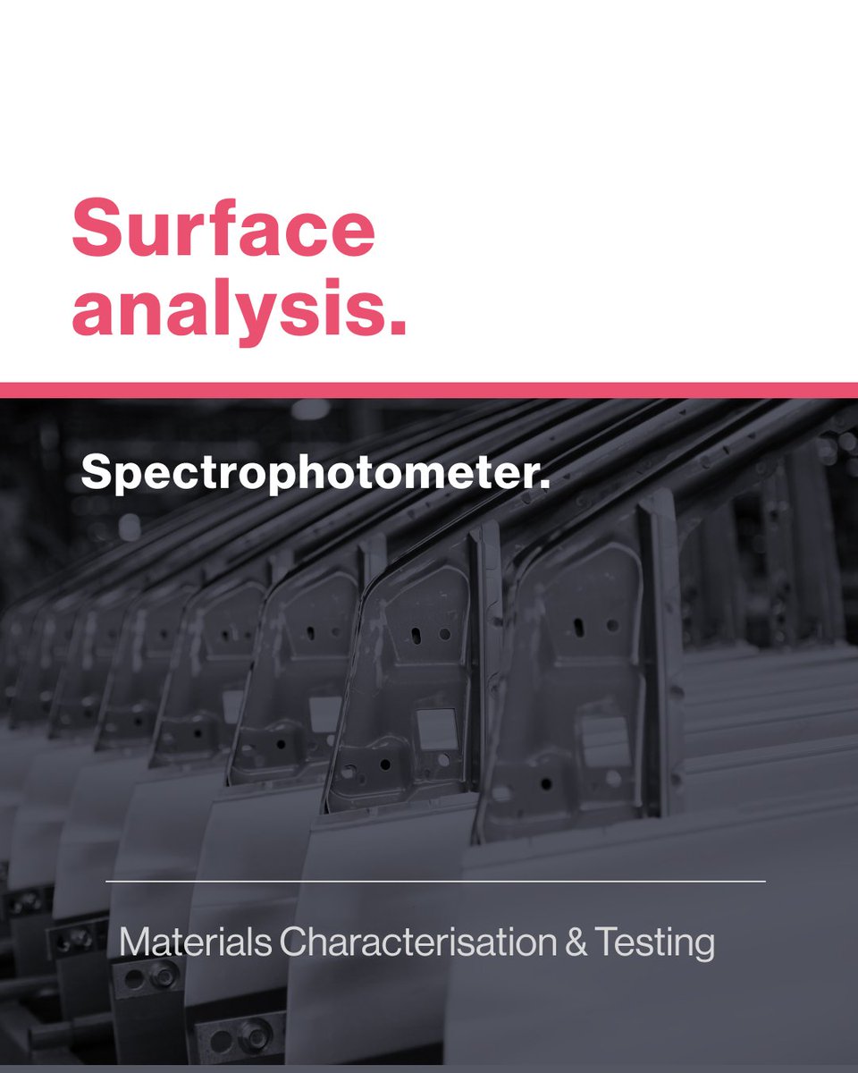 With our in-house spectrophotometer and integrating sphere, we can perform surface total reflectance measurement (maximum wavelength 380-1050nm) and colourimetry measurement (L*a*b* colour space) of all flat surfaces. Ask us for a quote.
ow.ly/VoxA50Req8O