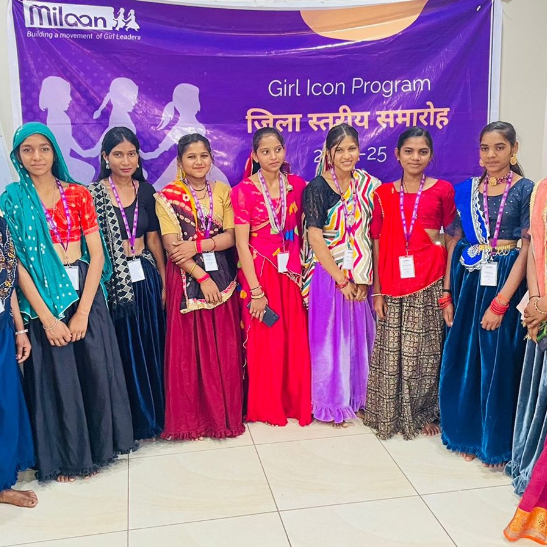 We're thrilled to announce the successful hosting of the district-level event in Jhabua, Madhya Pradesh! Welcoming 38 incredible girls to the Girl Icon family marks a significant milestone in our journey. #MilaanFoundation #GirlIcons #CommunitySupport #AdolescentGirls #NGO