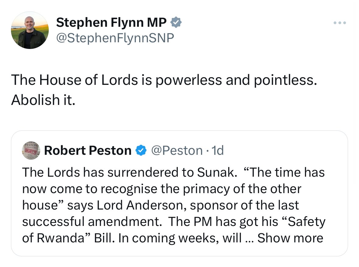 cunning_chops's tweet image. Sounds a bit like the mess that is the SNP. How about we abolish the Scottish Nationalist Party?!

#SNPOut #HumzaYousless #FlynnTheSkull