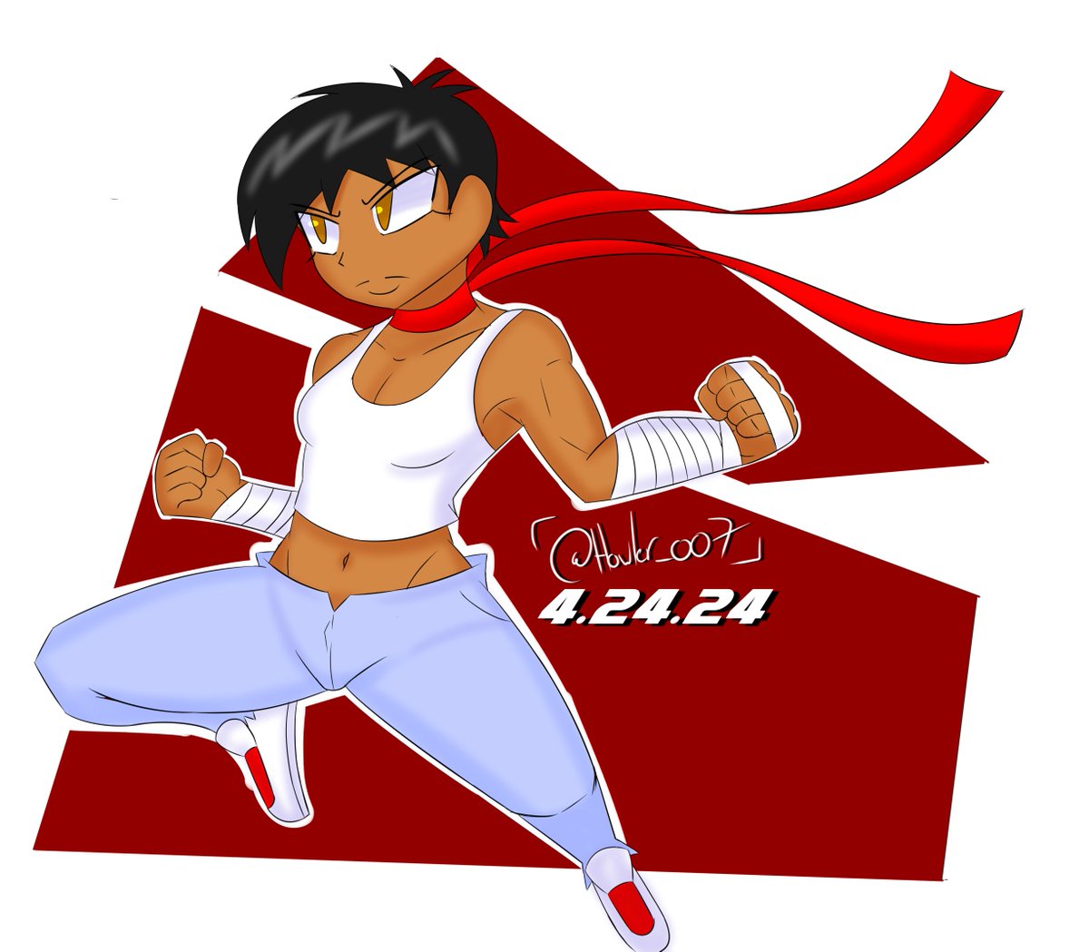 Porkchop 'n Flatscreen! - Ninja Girl Mai (Fanart)

Character by @emezie