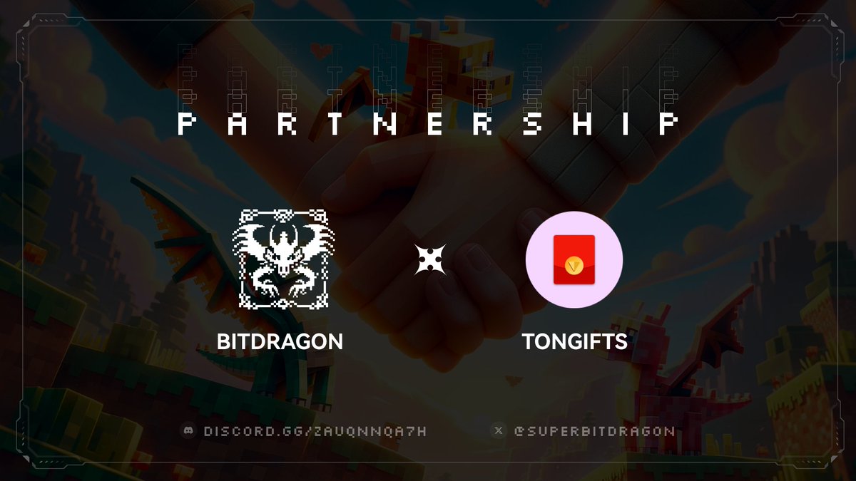 🎆 Big news from #Bitdragon! We're thrilled to announce our partnership with @TonGiftsbot, the cutting-edge Web 3.0 Social Engine available on #Telegram and #Ton. Now, you can easily send and receive gifts wherever you are! 🎁Join our TG to Get 1000 red packets Tonight…