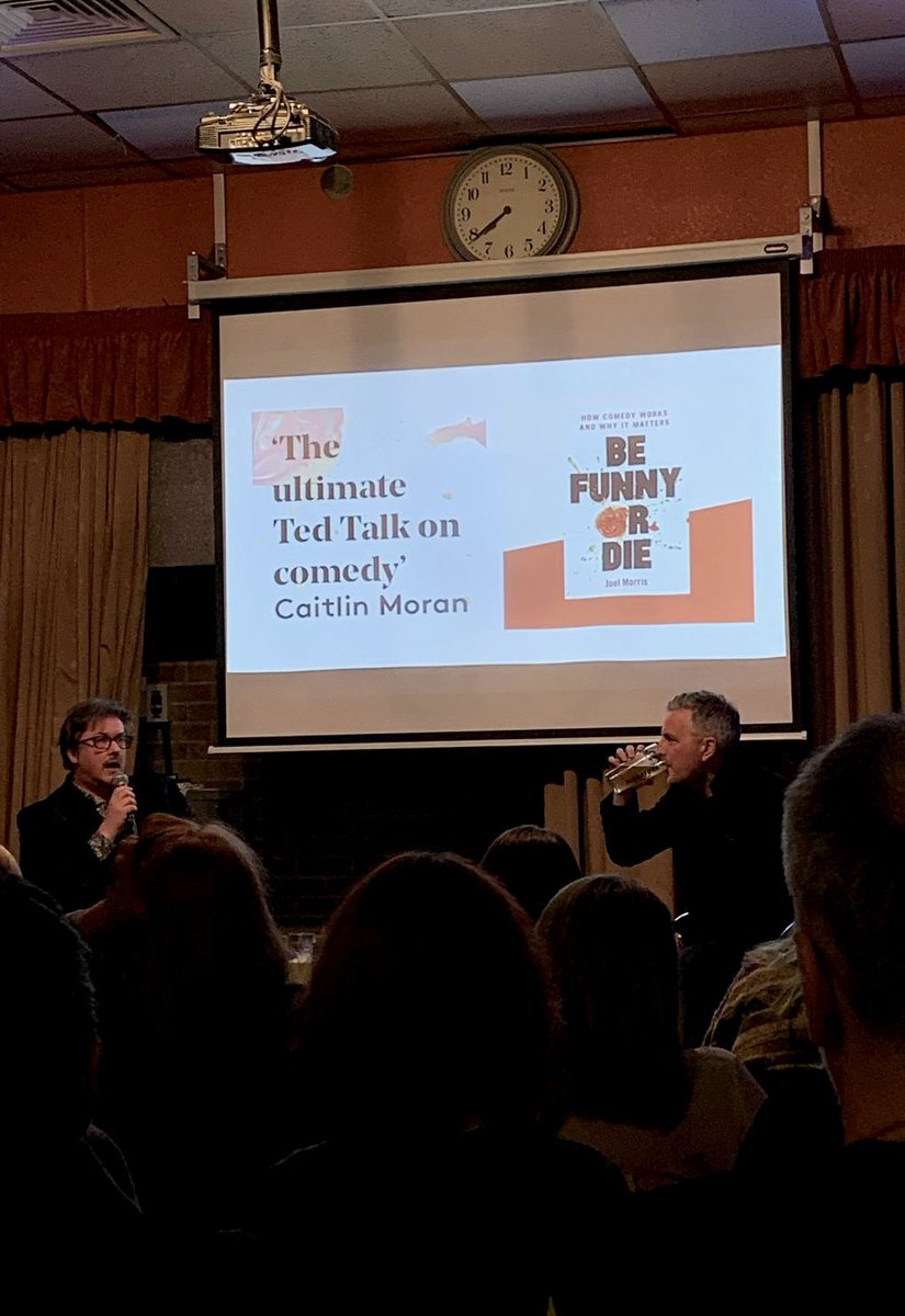 THANKS to everyone who came along to the Be Funny Or Die book talk and signing last night (hosted by the wonderful Ben Willbond). We had an absolute blast, and the audience questions were bright, incisive and cool. You were fantastic. It was proper fun…