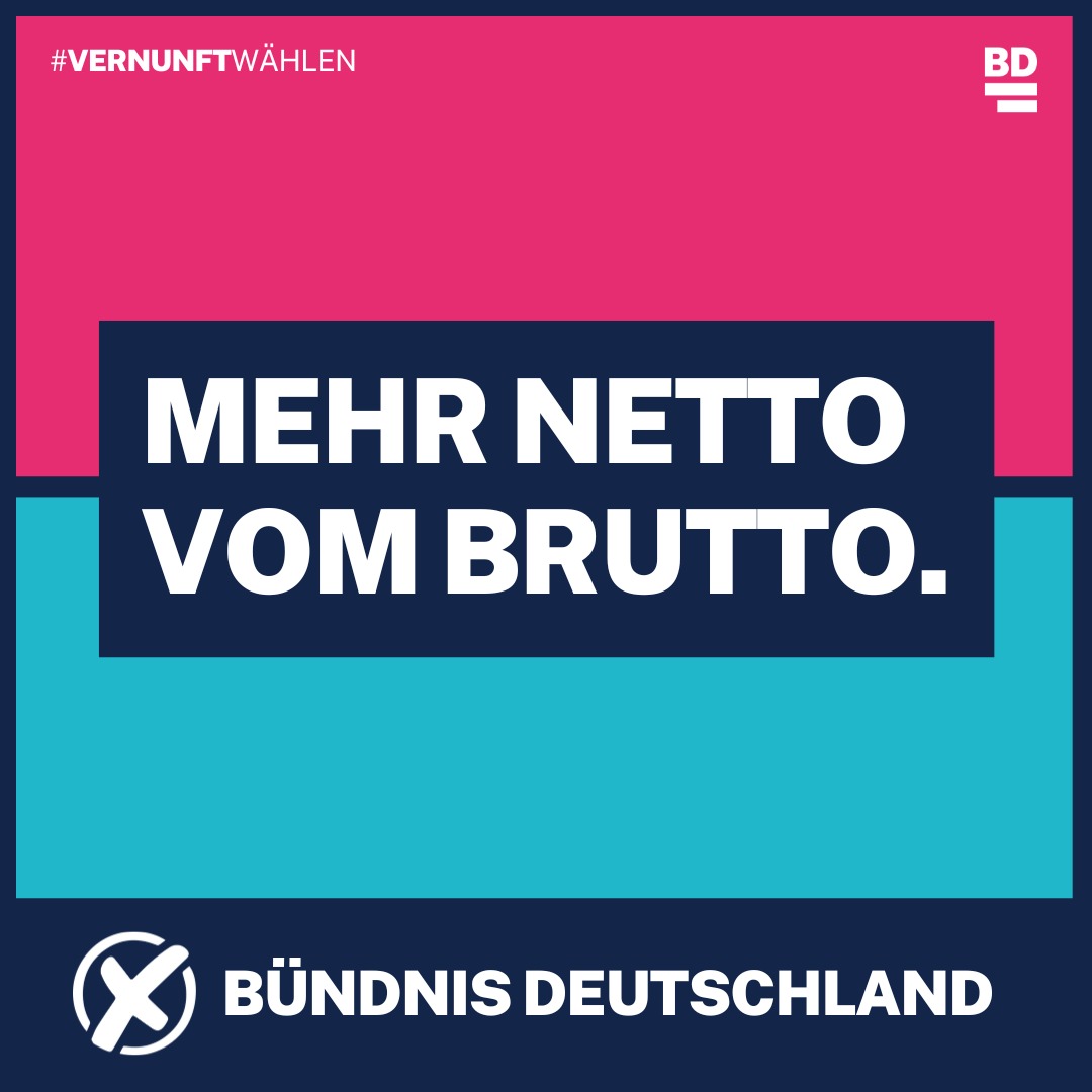 Am 9. Juni #BündnisDeutschland wählen und 

#Europawahl2024