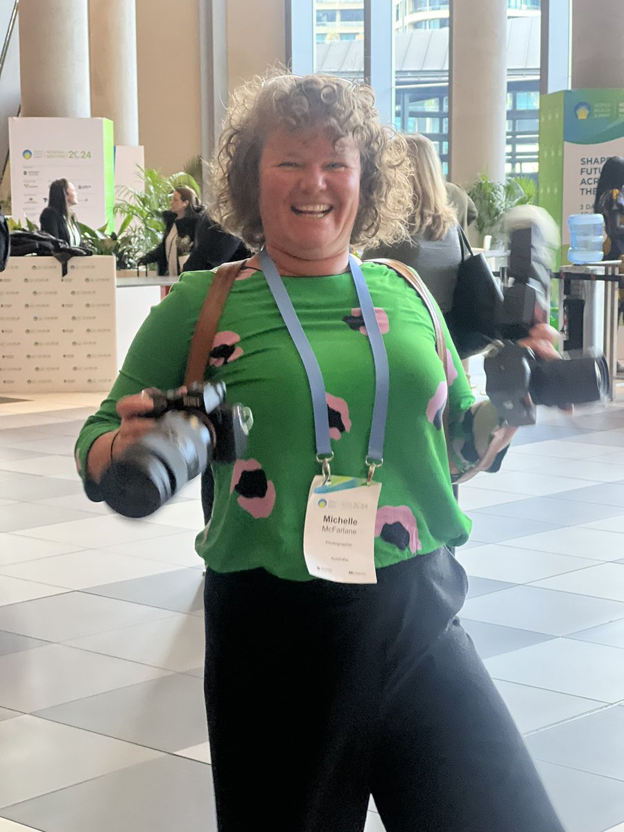 Good to be back in Melbourne, Australia. Thank you to the lovely Michelle hard at work behind the scenes 📸 documenting and helping make special memories @WorldHealthSmt #WorldHealthSummit