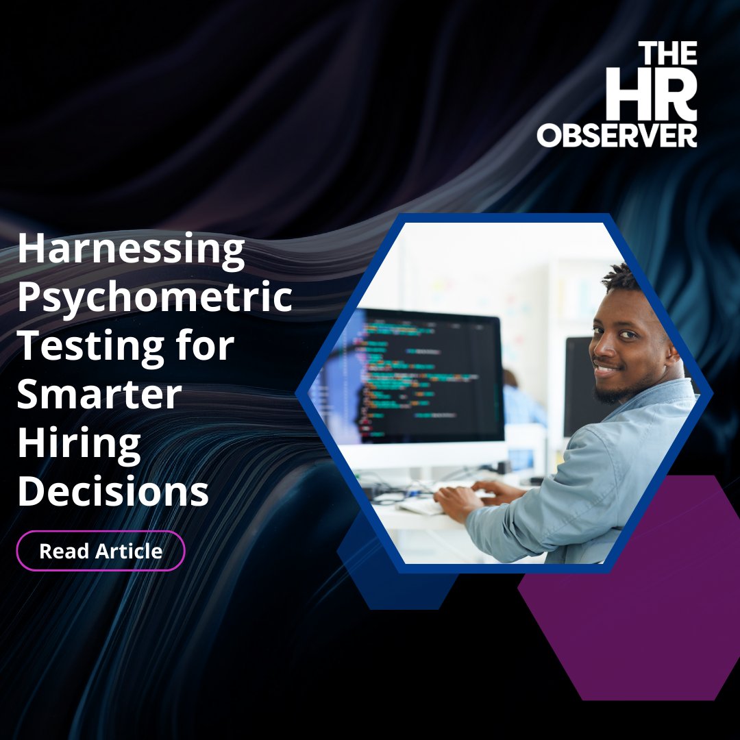Psychometric tests in HR can enhance objectivity in areas like recruitment, where they match candidate profiles with job requirements, and employee development, tailoring training and incentives to individual needs. Read more: bit.ly/4b5H0rO #hrobserver #thehrobserver