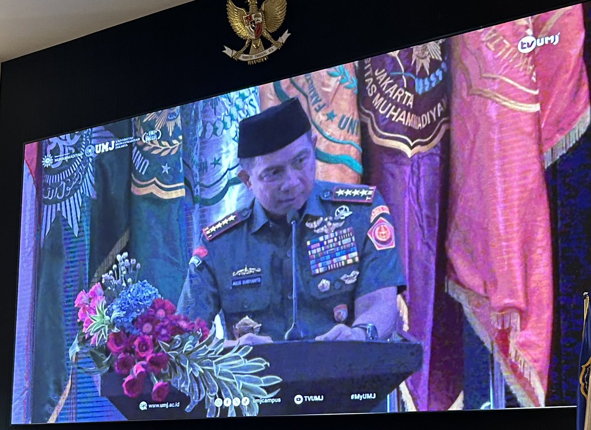 AkibIrwan's tweet photo. Rabu, 24 04 2024 hadir di Aula KH Ahmad Azhar Basyir, MA Gedung Cendekia UMJ dalam rangka acara Halal bil Halal dan Silaturrahim PPM. Kegiatan dihadiri Ketua Umum PPM bersama PPM, Panglima TNI, Kapolri, Dibes negara sahabat, PBNU dan Pimpinan Ortom tk Pusat dan UPP PPM https://t.co/VkowlIHbOu